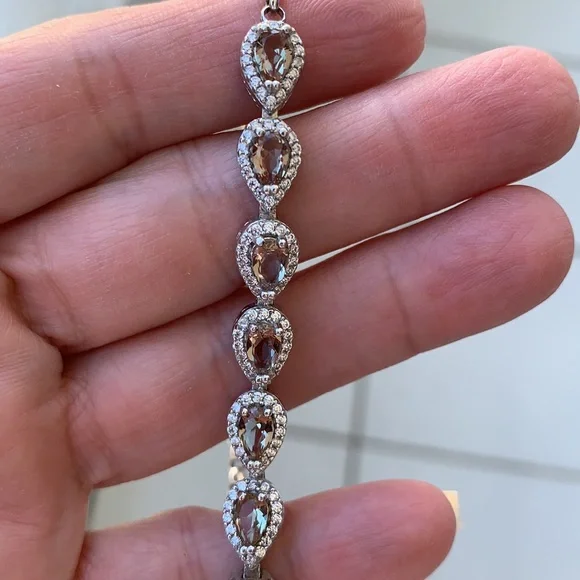 Sterling silver bracelet change colors with the sun - Picture 3 of 3